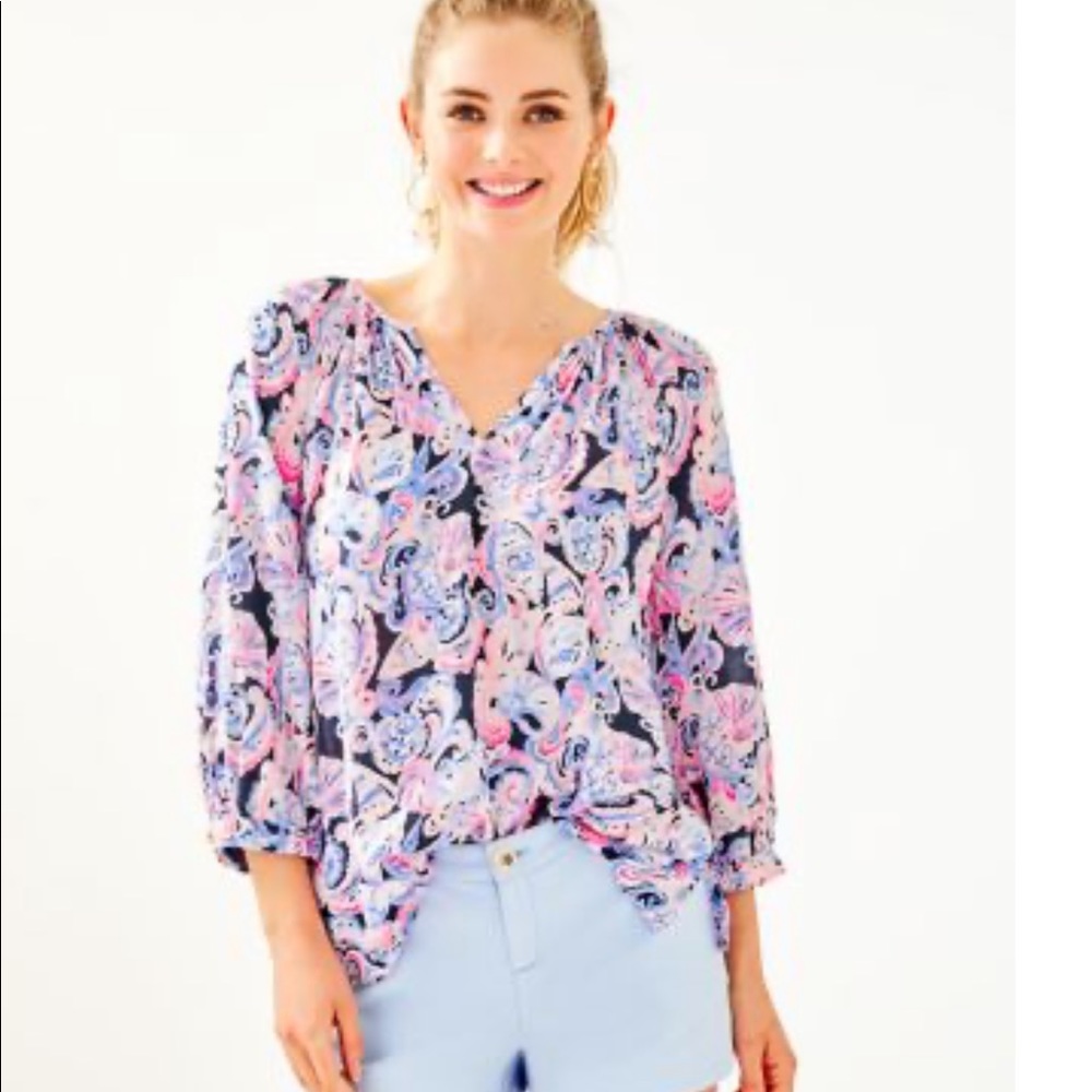 NWT Lilly Pulitzer Size Medium Willa Top